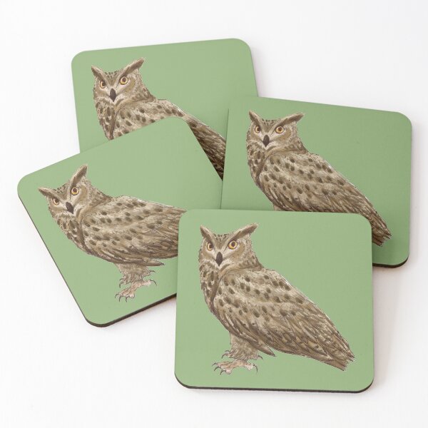 Item preview, eurasian eagle owl designed and sold by Herons.