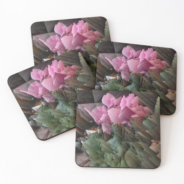Item preview, Glitched Pink Cyclamen designed and sold by JillyBeanDesign.
