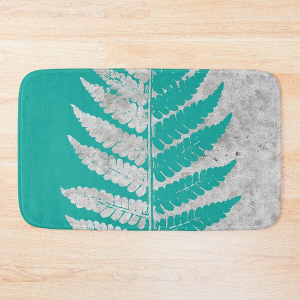 Item preview, Natural Outlines - Fern Teal & Concrete #180 designed and sold by Natural Collective.