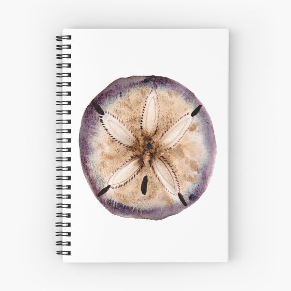 Item preview, Purple Brown Watercolor Sand Dollar designed and sold by Dani Reber.