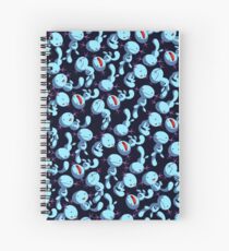 Wooper Notebook, Stickers and Phone Cases Spiral Notebook