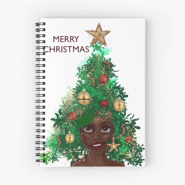 Item preview, Christmas Afro  designed and sold by ArtBecomesHer2.