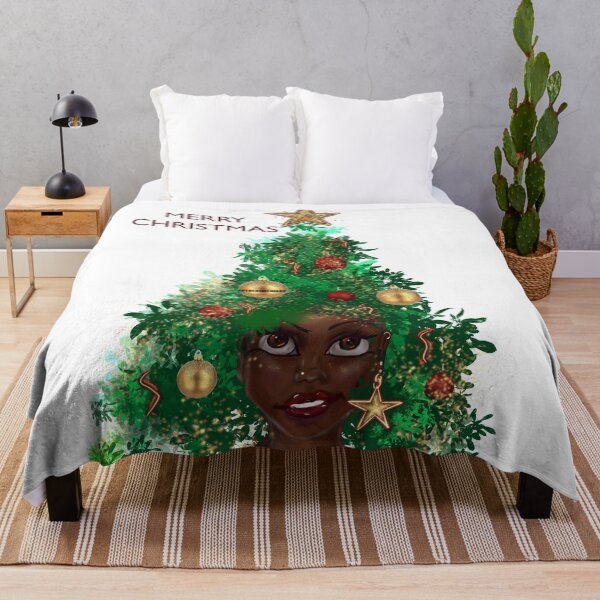 Item preview, Christmas Afro  designed and sold by ArtBecomesHer2.