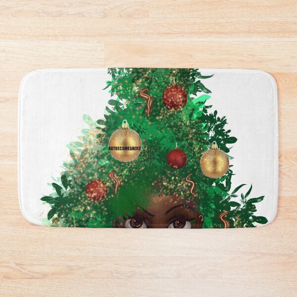 Item preview, Christmas Afro  designed and sold by ArtBecomesHer2.