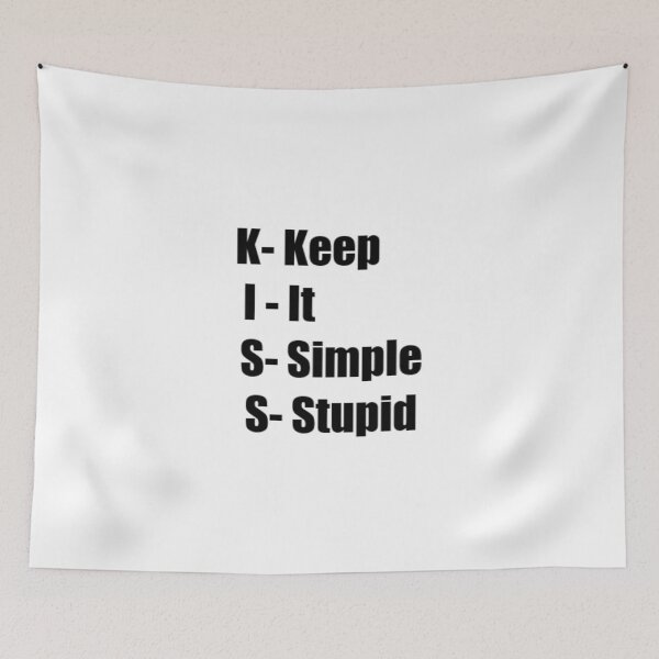 Item preview, Keep. It. Simple. Stupid designed and sold by darkrose23.