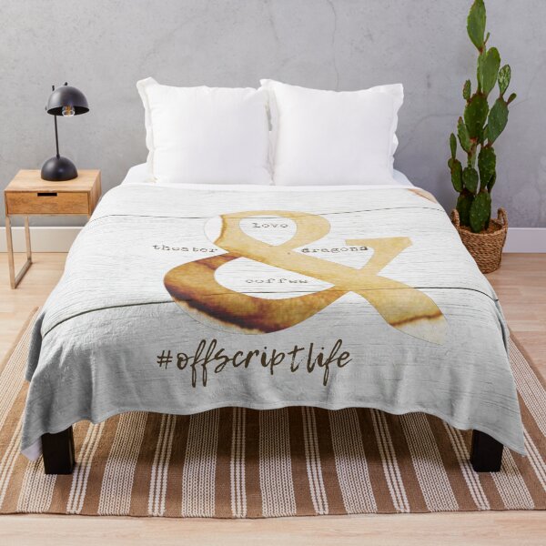 Item preview, Off-Script & Over-Caffeinated: LOVE-COFFEE-THEATER-DRAGONS designed and sold by barefacedgirl.