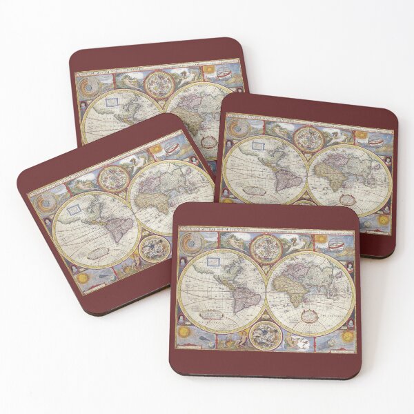 Item preview, world map, traveler, countries and oceans designed and sold by BalloonPrints.
