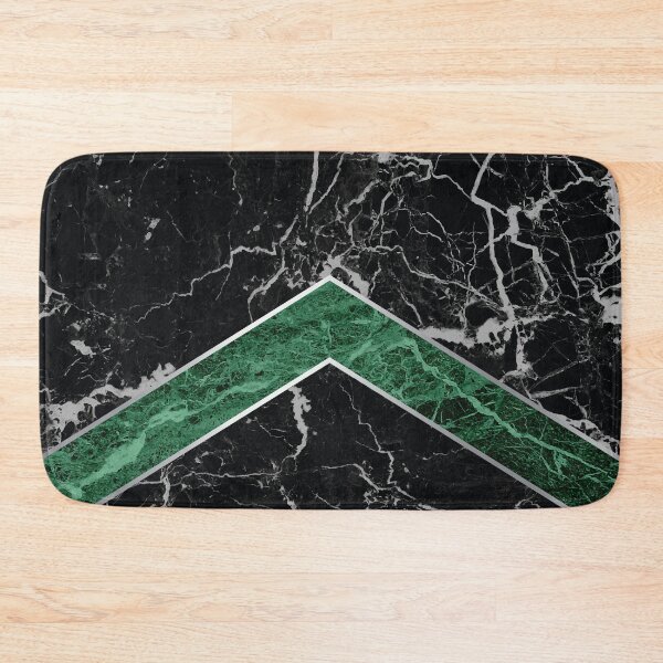 Item preview, Stone Arrow Pattern - Black & Green Marble #269 designed and sold by Natural Collective.
