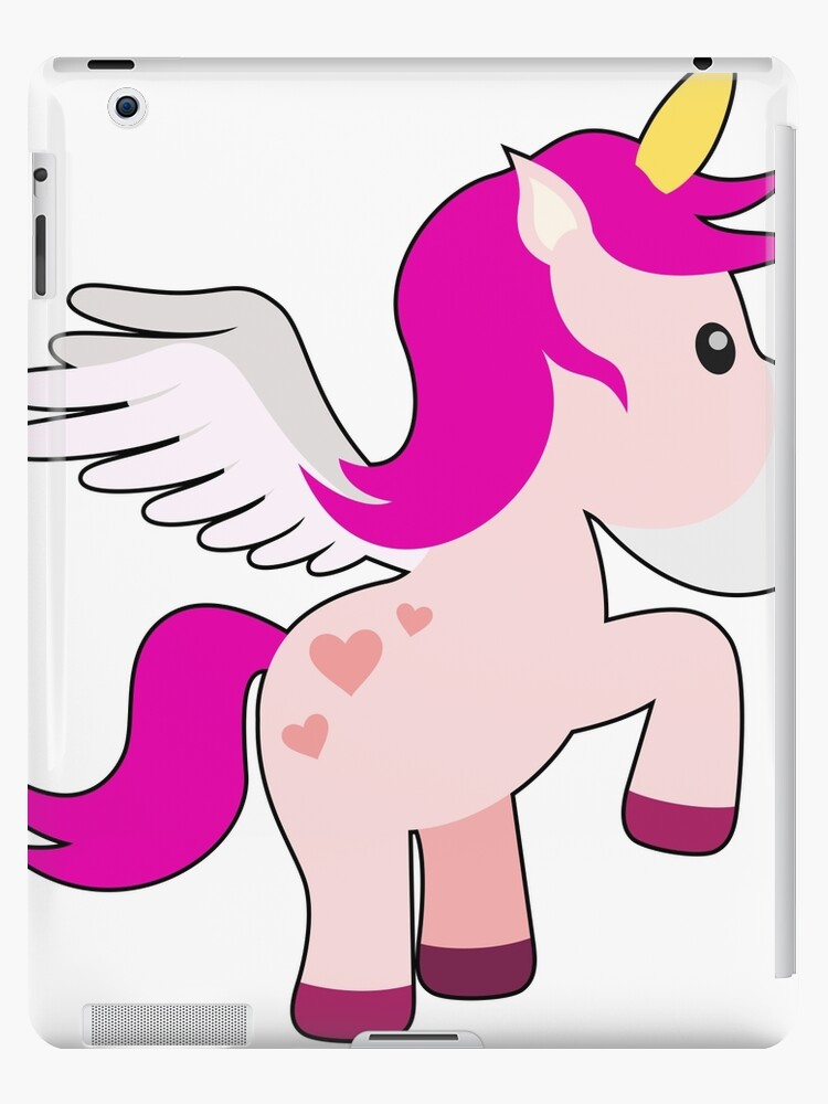 Pink unicorn with purple hair Pink unicorn with purple hair