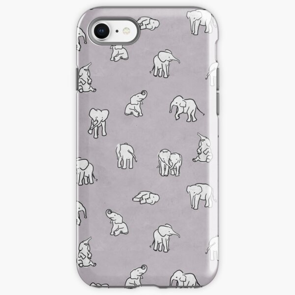 Item preview, Indian Baby Elephants in Grey designed and sold by Another Apple Club.