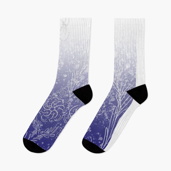 Item preview, Blue Gradient Floral Design designed and sold by Becca Curry.