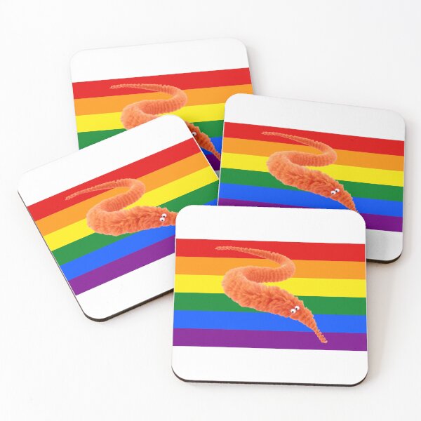 Item preview, Gay Pride Worm on a String designed and sold by NHChel.