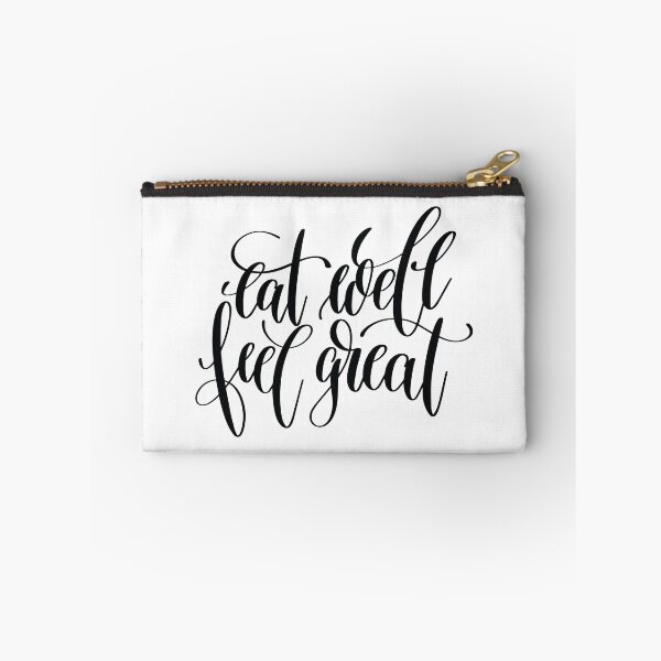 Item preview, Eat Well Feel Great Inspirational Quotes designed and sold by ProjectX23.