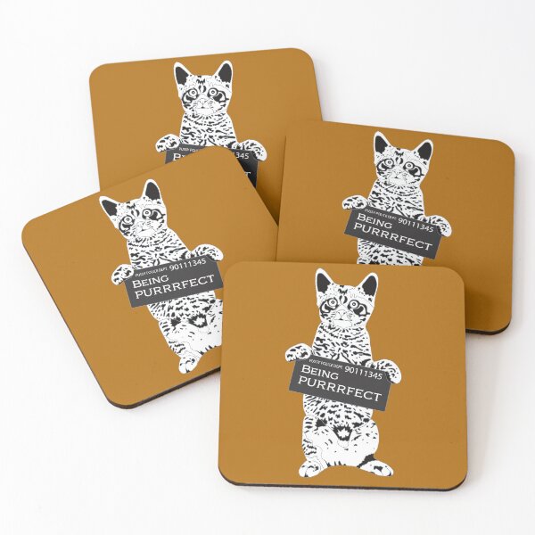 Item preview, Being Purfect - Funny Cat designed and sold by Flower Magic .