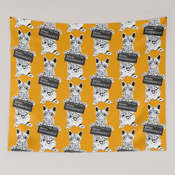 Item preview, Being Purfect - Funny Cat designed and sold by Flower Magic .