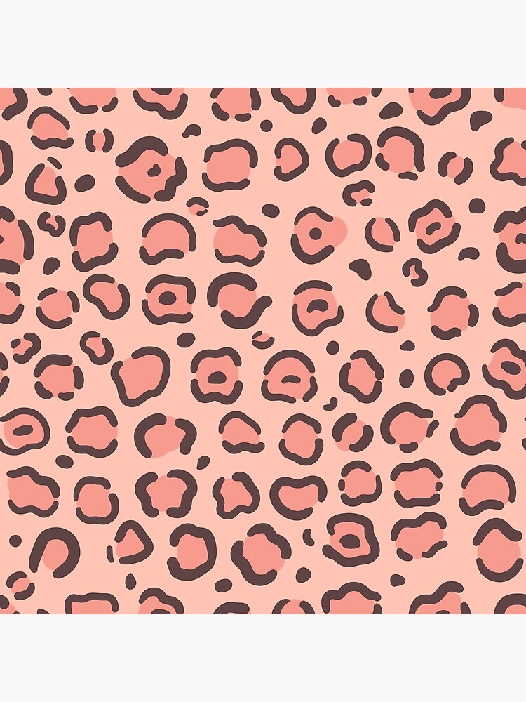 『 Pink cheetahs 』by Ally 20*20cm Pink cheetahs 』by Ally 20*20cm Pink Cheetah Digital Print