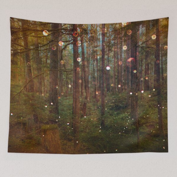 Item preview, Forest Trees Nature Path - Magical Midsummer Night's Dream designed and sold by artcascadia.
