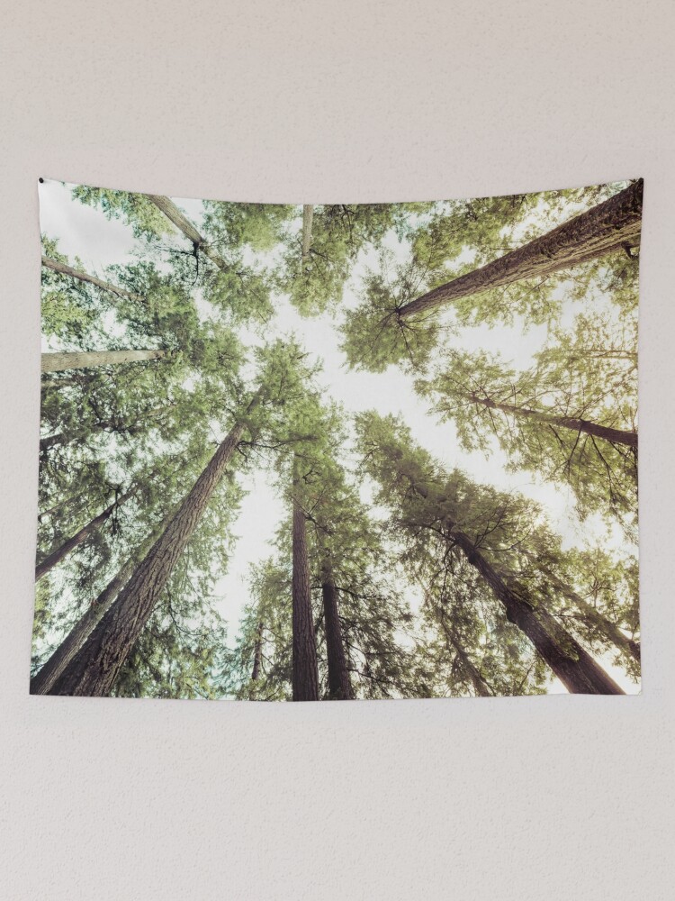 Green discount forest tapestry