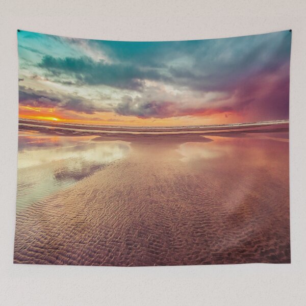 Item preview, Ocean Sea Beach Water Clouds at Sunset - Hwy 101 Pacific Coast Highway designed and sold by artcascadia.