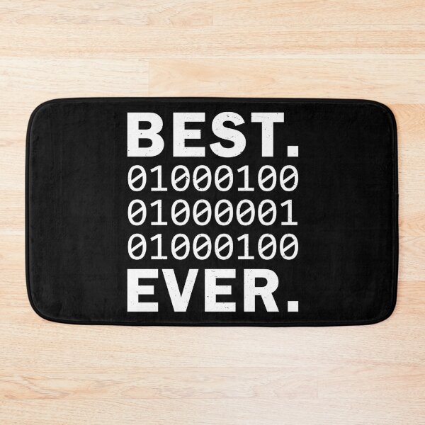 Item preview, Best Dad Ever in binary code. Funny Father's Papa coder Gift designed and sold by ismagarri.