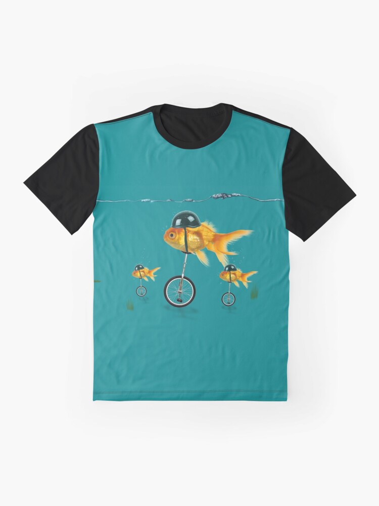 Alternate view of gold fish 3 Graphic T-Shirt