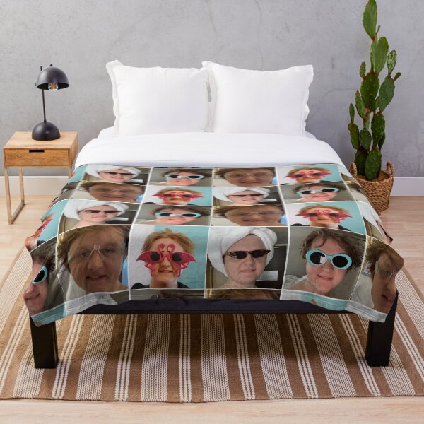 Lewis Capaldi collage Throw Blanket