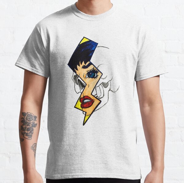 Comic Skull Flash Classic T-Shirt