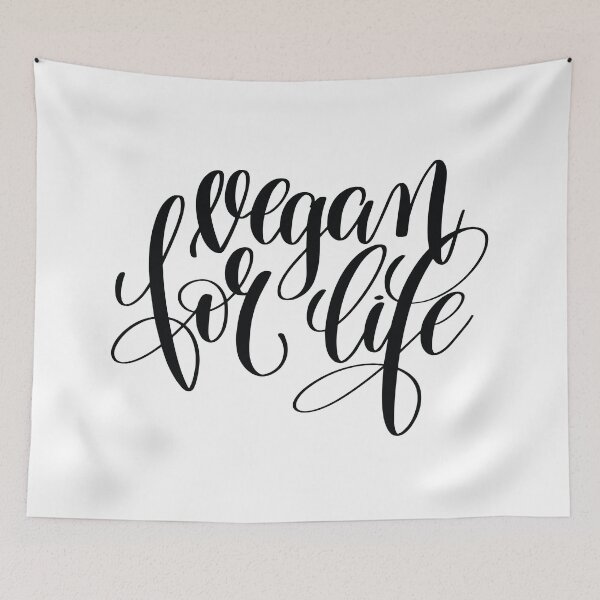 Item preview, Vegan For Life Inspirational Quotes designed and sold by ProjectX23.
