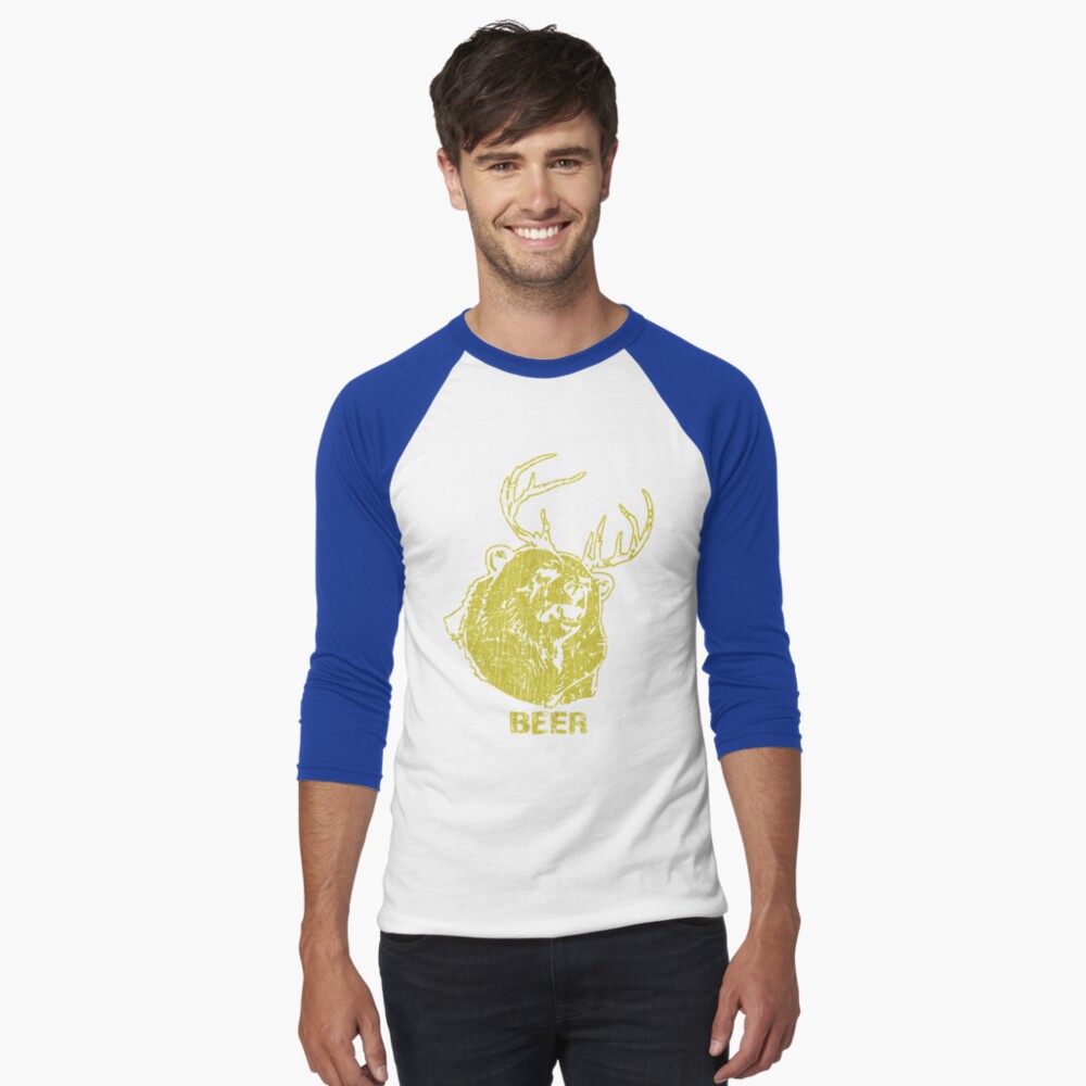 Item preview, Baseball ¾ Sleeve T-Shirt designed and sold by jacobcdietz.