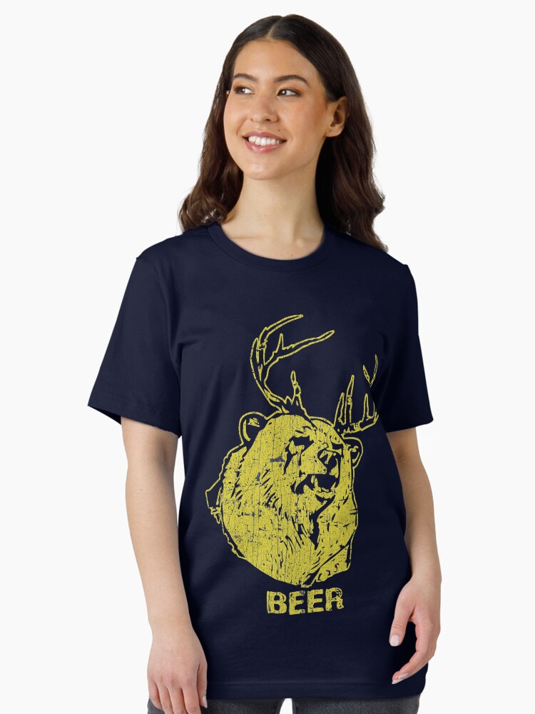 Thumbnail 2 of 7, Essential T-Shirt, Bear + Deer = Beer designed and sold by jacobcdietz.