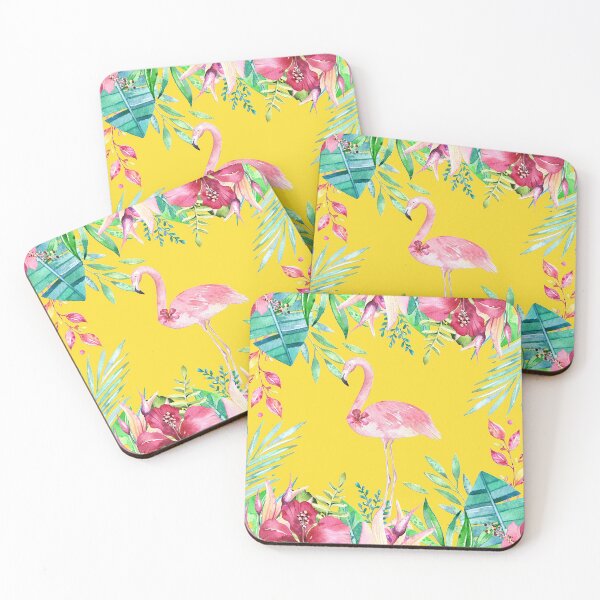 Item preview, Fabulous Flamingo (Rockin' The Pink) Sunshine Yellow Edition designed and sold by Amanda-Lakey.