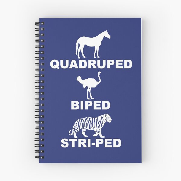Item preview, Quadruped Biped Stri-ped Funny Zoology Horse Ostrich Tiger designed and sold by AricHutfles.