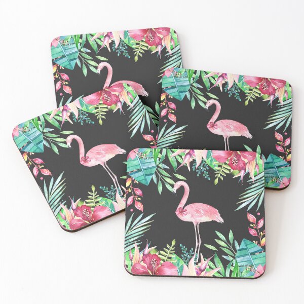 Item preview, Fabulous Flamingo (Rockin' The Pink) Charcoal Edition designed and sold by Amanda-Lakey.