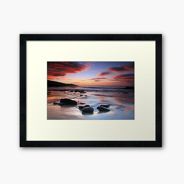 Crimson Tide- Great Ocean Road Framed Art Print