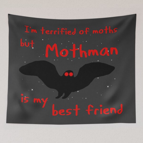 Item preview, Mothman is my best friend designed and sold by BAMValeri.