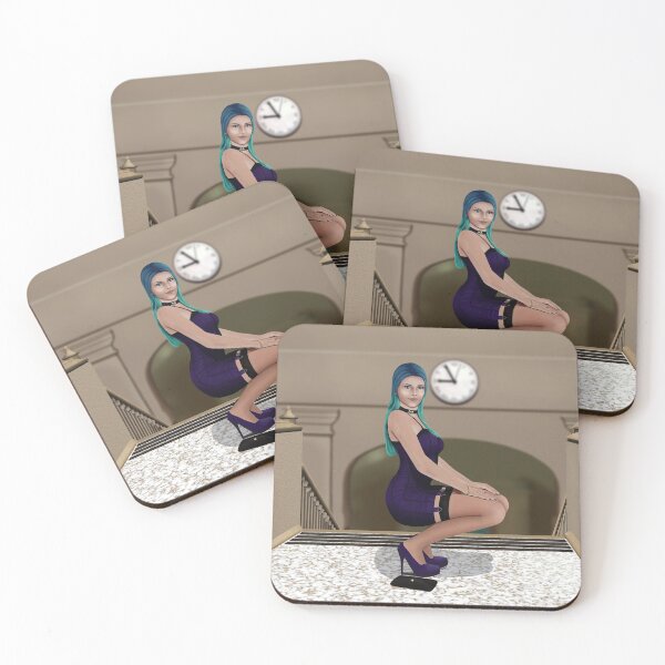 Meet Me At the Top of the Stairs Coasters (Set of 4)