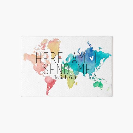 Here am I, Father Art Board Print