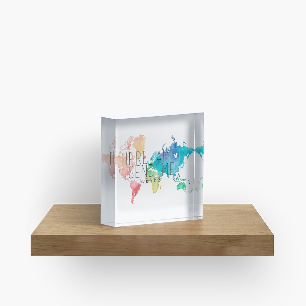 Here am I, Father Acrylic Block