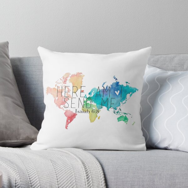 Here am I, Father Throw Pillow