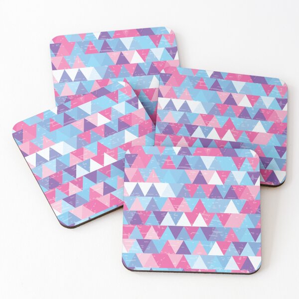 Item preview, Art illustration of abstract colorful triangle repeating pattern designed and sold by MrazTees.