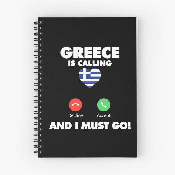 Item preview, Greece is Calling and I Must Go designed and sold by HelloFromAja.