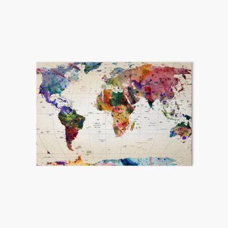 map Art Board Print