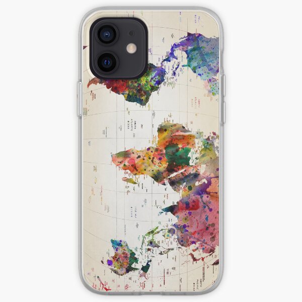 map iPhone Soft Case