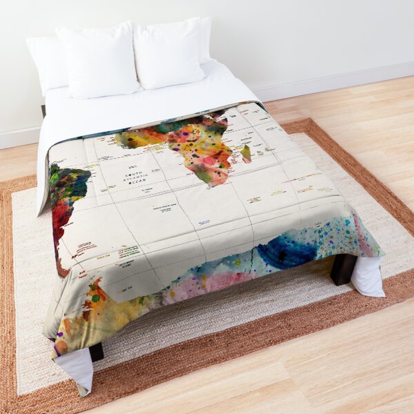 map Comforter