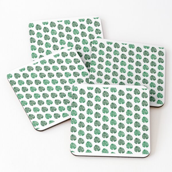 Item preview, Pattern of fresh green Monstera philodendron leaves. designed and sold by MrazTees.