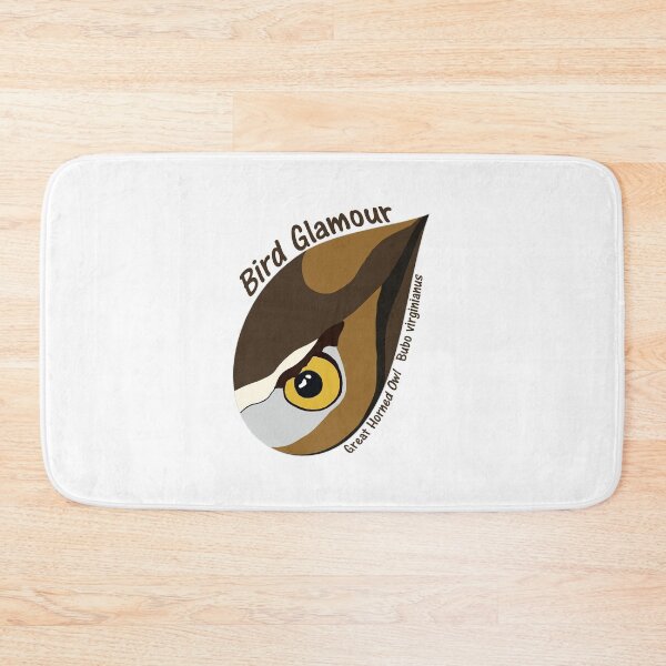 Item preview, Great Horned Owl (Large Text) designed and sold by BirdGlamour.