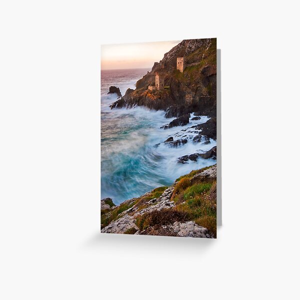 Cornwall: The Crowns Tin Mine Greeting Card