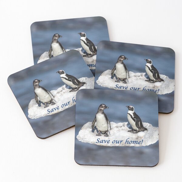 Item preview, Penguin "Save our home" designed and sold by Katja LebenFreude.