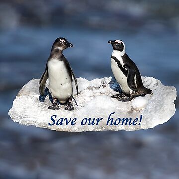 Vorschaubild zum Design Pinguin "Save our home" von Katja LebenFreude