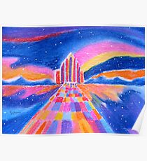 Thor's Quantum Light Bridge Poster